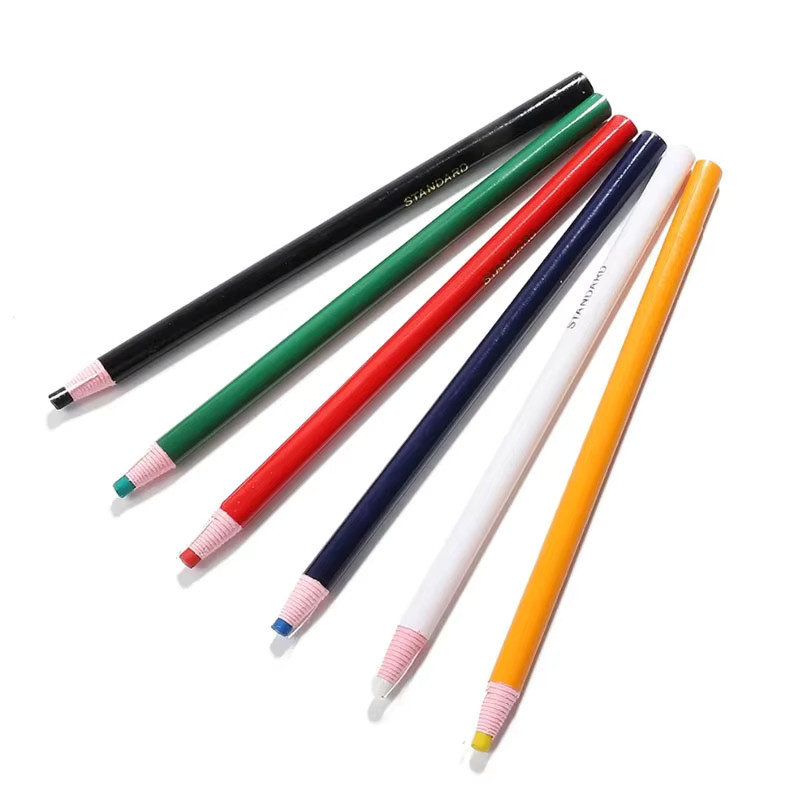 6 Farben Schneiderkreide-Set aus Wachs für Stoffe und zum Nähen, Multicolour - Bild 1