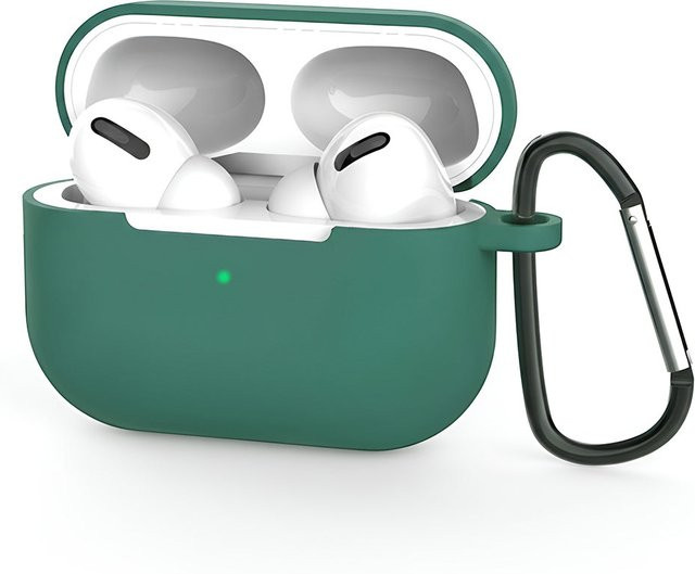 Techsuit Silikonhülle für Apple AirPods Pro 3, Grün - Bild 1