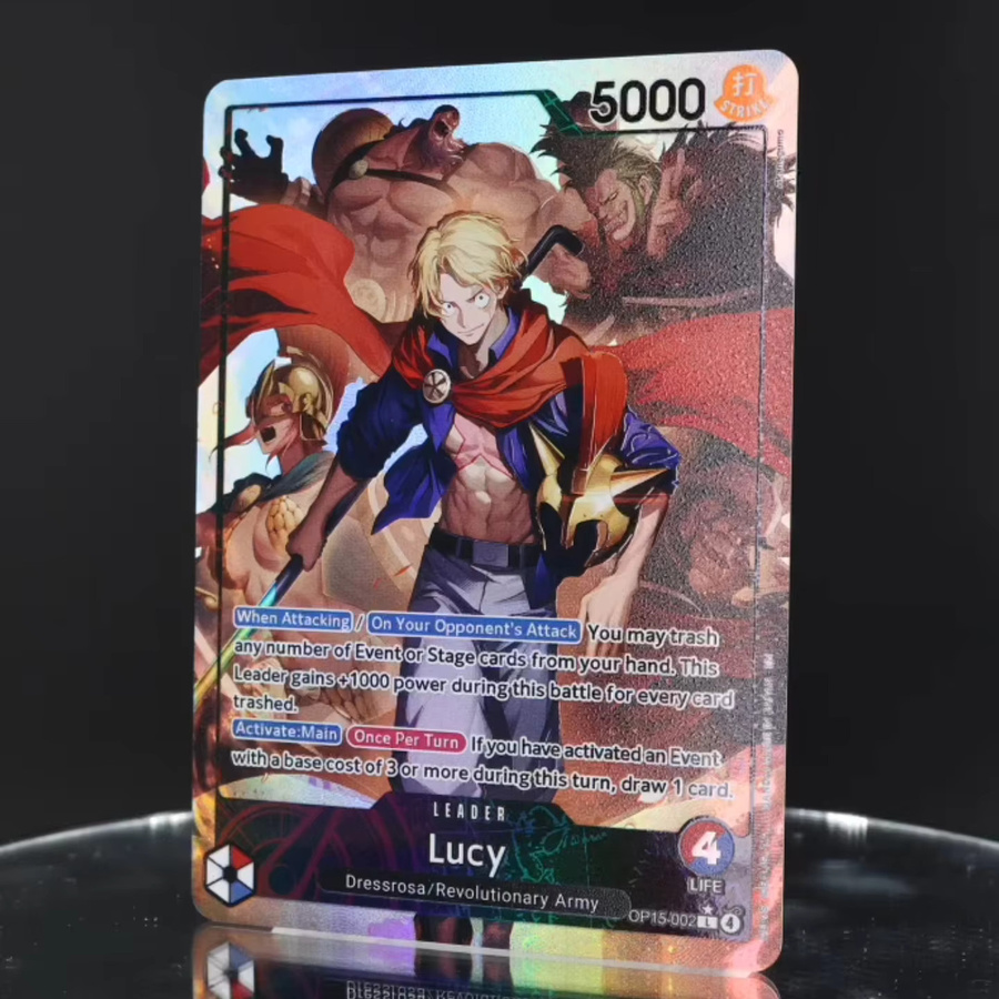 Bandai One Piece Leader-Kartenset, Englische Leader-Karte, Texturierte Folienkarte - Bild 2