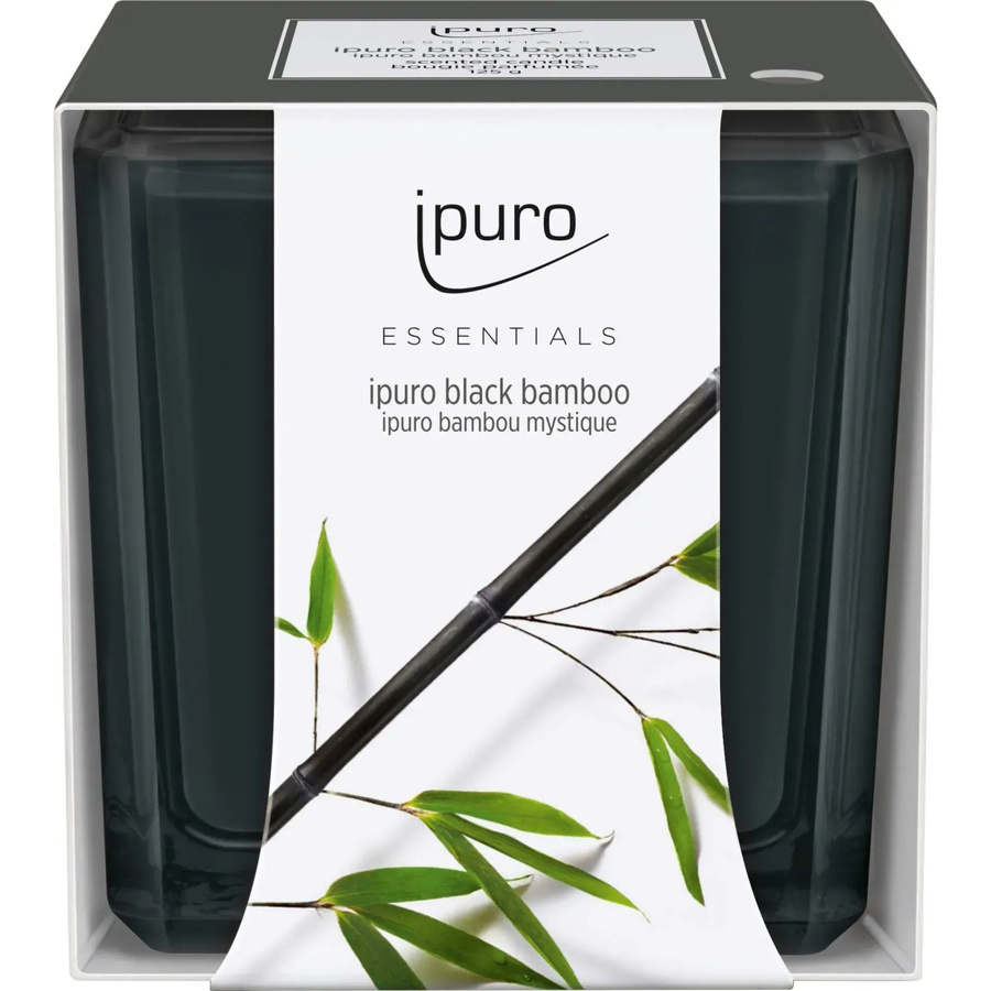 ipuro Duftkerze Essentials Black Bamboo Schwarz 125 g - Bild 2