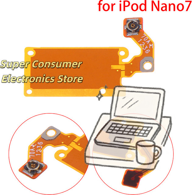 Apple OEM Bluetooth-Antennen-Flexkabel für iPod Nano 7 in Orange zur Behebung von Signal- und Konnektivitätsproblemen - Bild 1