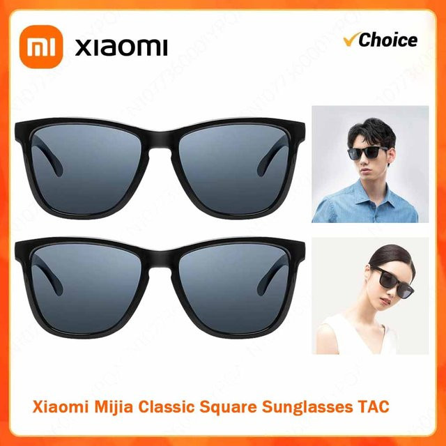 Xiaomi Sonnenbrille, quadratisch, Vollrand, Kunststoff, black, Unisex - Bild 1
