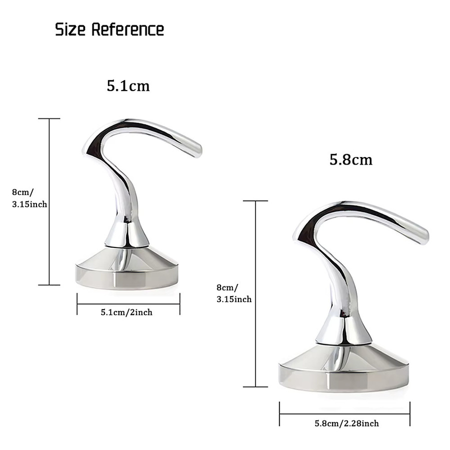 Dalinwell Kaffee Tamper aus Edelstahl mit flachem Boden in Silber, 51 mm oder 58 mm Durchmesser - Bild 2