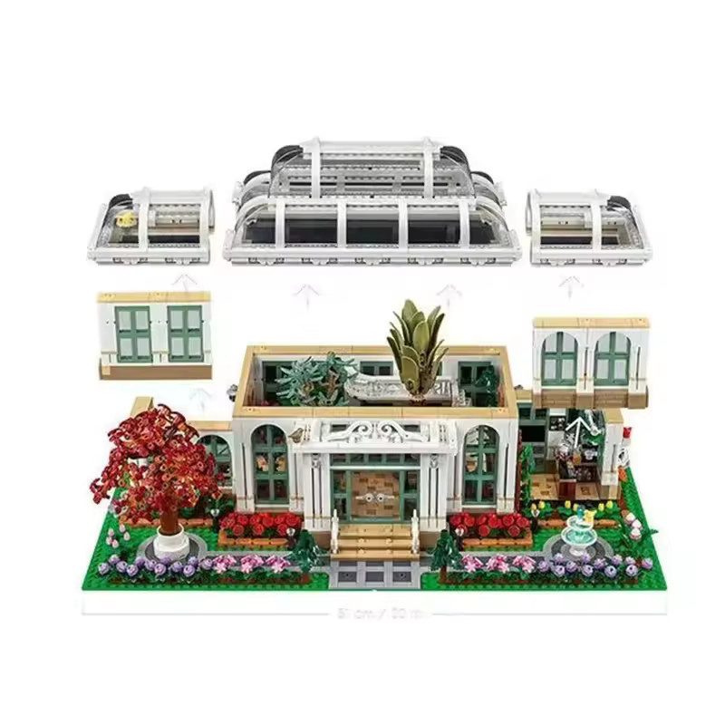 Potdemiel Botanischer Garten Straßenansicht-Modell aus Kunststoff als Wohndekor-Ornament - Bild 5