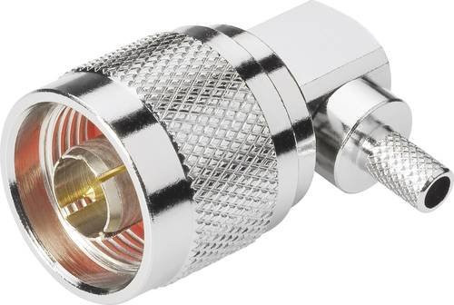 TRU Components 1579476 N-Steckverbinder Stecker gewinkelt in Silber - Bild 1