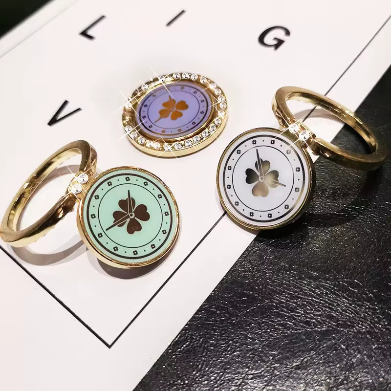 DOLANBIA Handyhalter Fingerring in Grün mit rotierender Schnalle und selbstklebender Befestigung für dein Smartphone - Bild 4