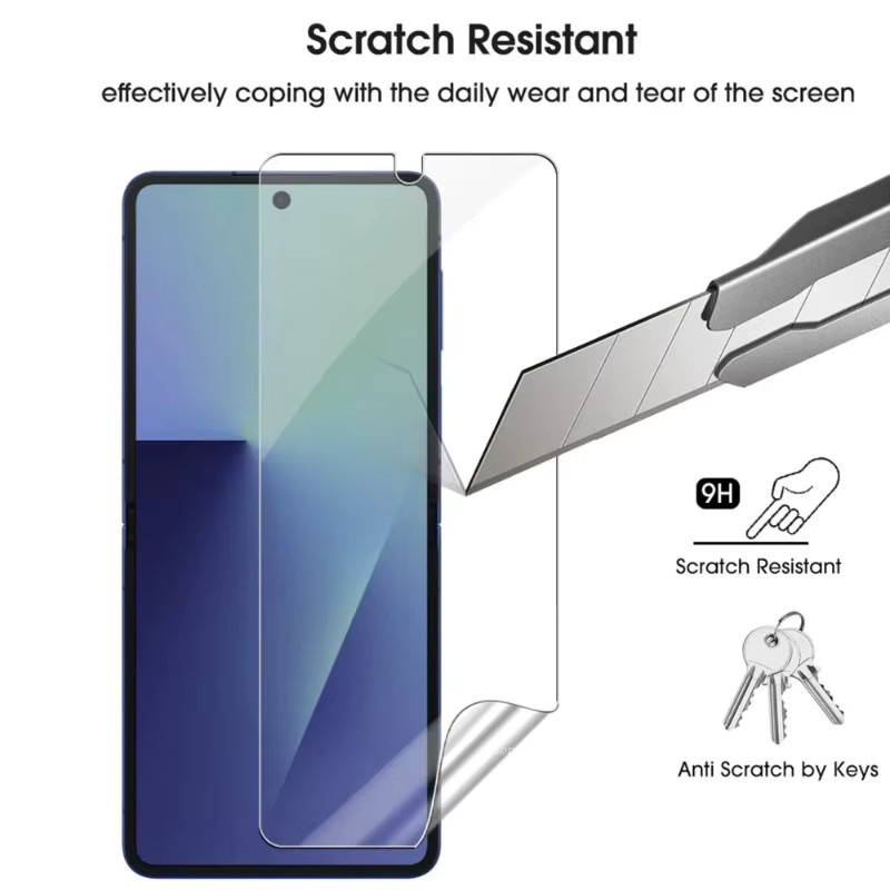 4 Stück transparente Hydrogel-Schutzfolien aus TPU für OPPO A6 Pro, A6T Pro, A6c, A6T 4G und A6X 4G sowie A6s Pro - Bild 5
