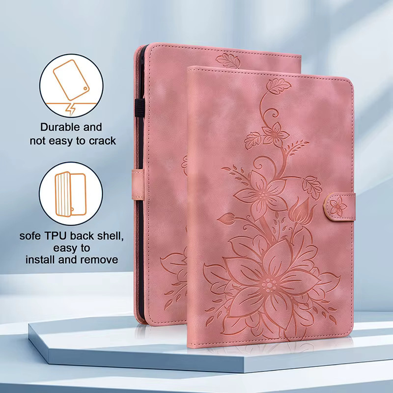Huawei Tablet Lederhülle für MatePad SE, MatePad 11,5, MatePad Mini und Honor Pad X7 X8 X9 in Rot - Bild 2