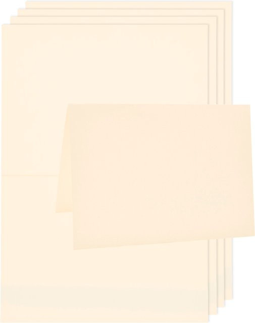 Rico Design Paper Poetry Luxury Karten A5 in Creme - Bild 1