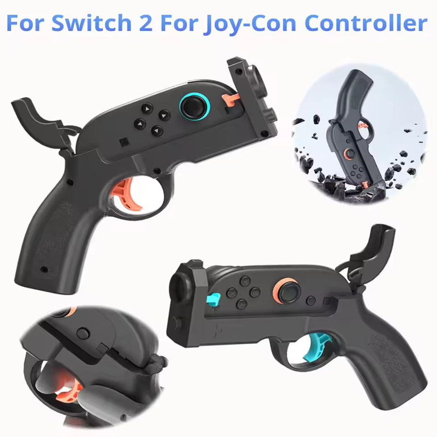 Nintendo Switch Shooter Gunstock Controller Set für Joy-Con in Schwarz - Bild 2