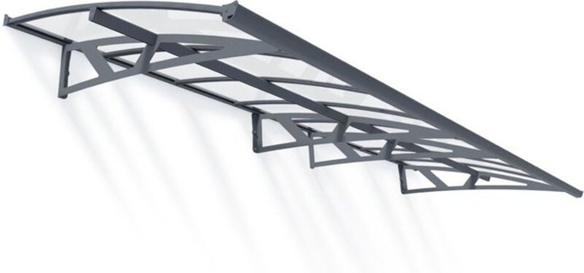 Canopia by Palram Vordach Amsterdam 4460 Anthrazit B: 447 cm, H: 139 cm, T: 33 cm - Bild 1