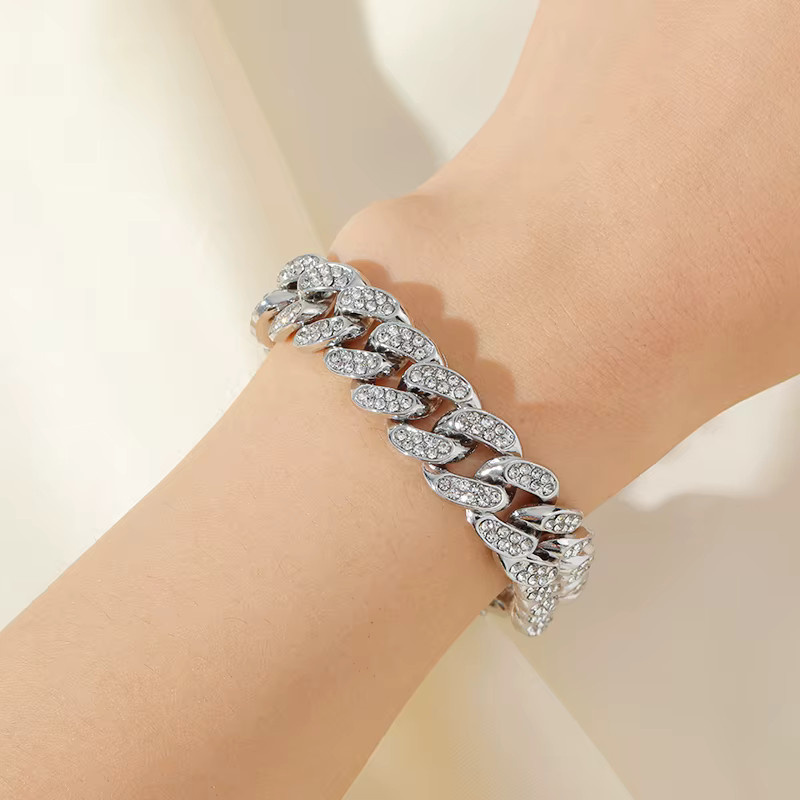 Eileck Schmuck-Set Halskette und Armband, Silber, Zirkonia, Damen - Bild 4