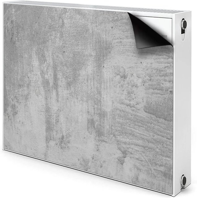 Tulup Magnetfolie für Heizkörper in Grau Beton Optik, B/H: 90 x 60 cm - Bild 1