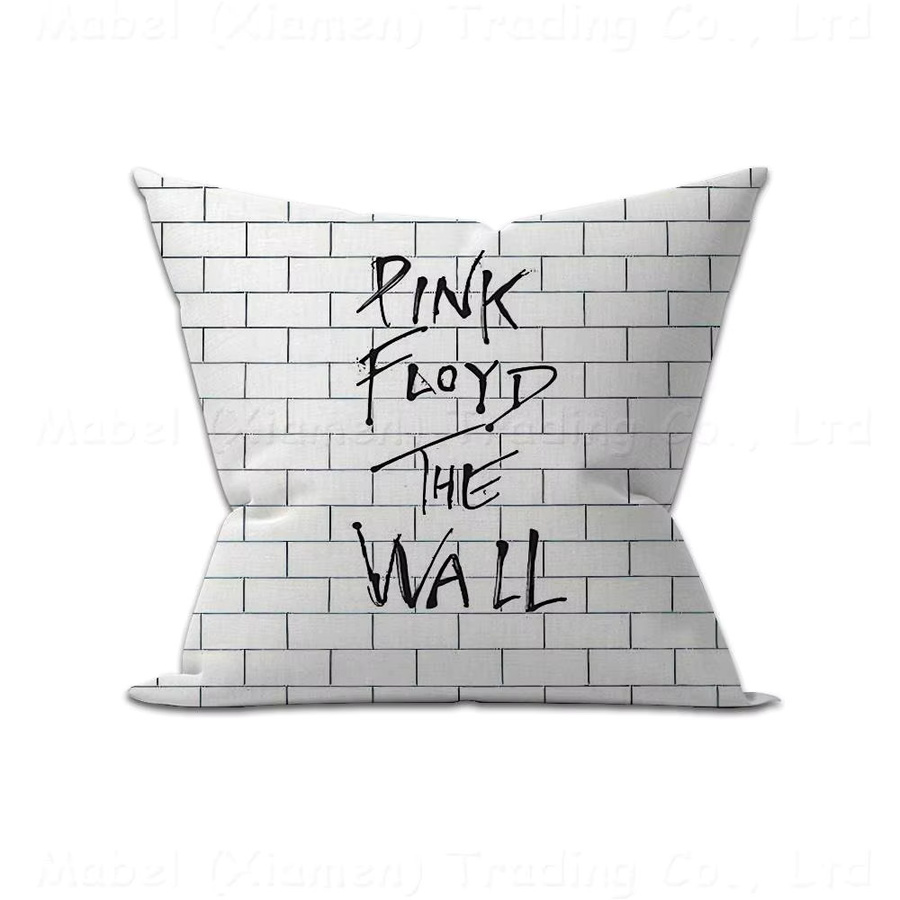 Pinker Kissenbezug Pink Floyd Graphic Design von Kayou, quadratisch, Breite: 30 cm, Höhe: 30 cm - Bild 5