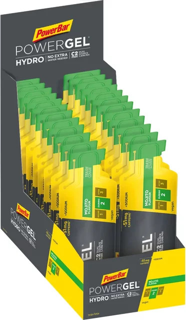 PowerBar PowerGel Hydro Mojito Caffeine, 24 x 0,067 l - Bild 1