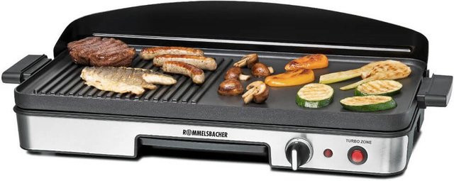 Rommelsbacher Elektrogrill BBQ 2003 in Schwarz und Silber - Bild 1