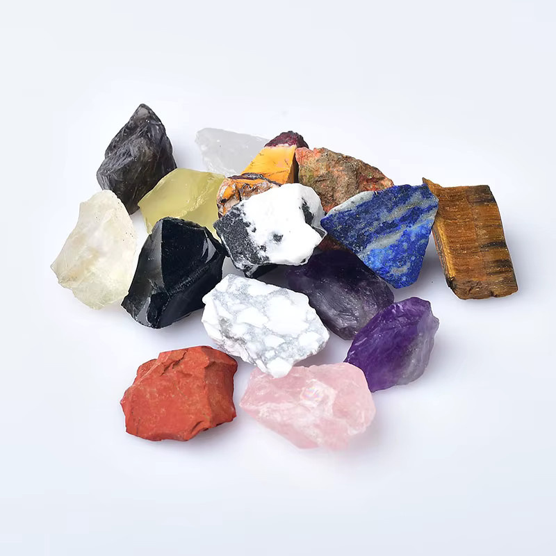 RYCRYSTAL Smoky Quartz Naturstein Unregelmäßige Rohe Kristalle zur Reiki Heilung - Bild 1