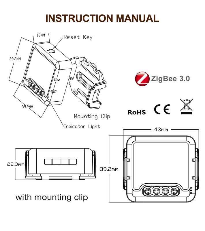 Tuya ZigBee 3.0 Smart Switch-Modul für dein Smart Home mit Alexa und Google Assistant, 1- bis 4-Gang-Variante, erfordert Neutralleiter - Bild 3