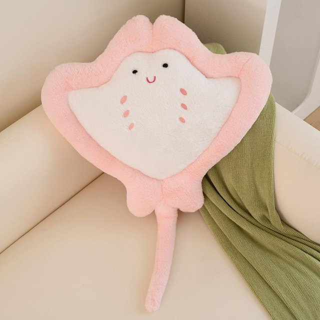 Yiran Health & Beauty Mantarochen Plüschtier, 50cm, Rosa / Pink - Bild 1