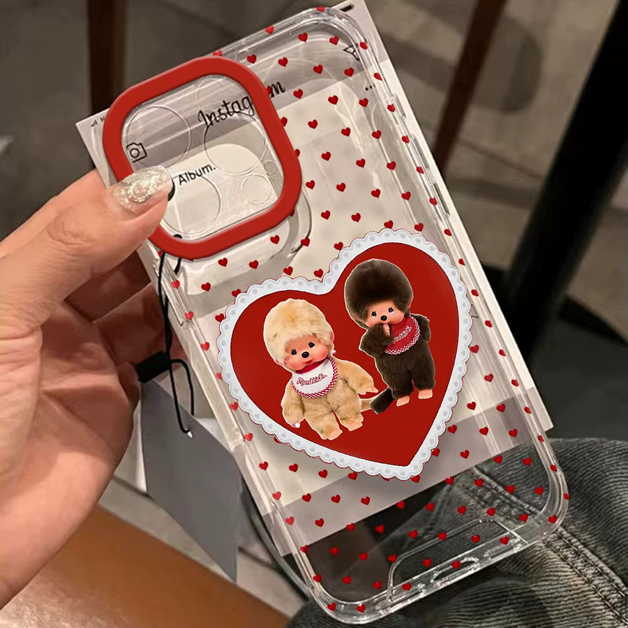 Monchhichi Handyhülle mit transparenter Rückseite für Apple iPhone Modelle - Bild 2