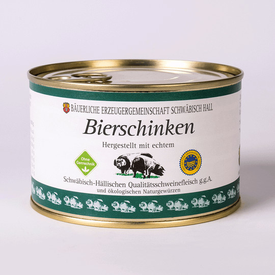 Bäuerliche Erzeugergemeinschaft Schwäbisch Hall Echt Hällischer Bierschinken 400 g - Bild 1