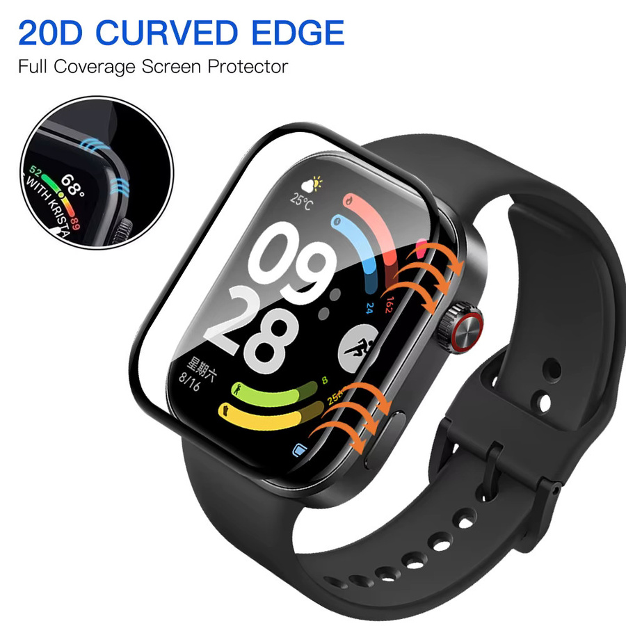 ONM Displayschutzfolie für Xiaomi Redmi Watch 6, transparent, HD-klar und kratzfest - Bild 5
