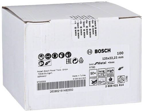 Bosch Fiberscheibe für Metall, Durchmesser: 125 mm, Farbe: Weiß - Bild 1