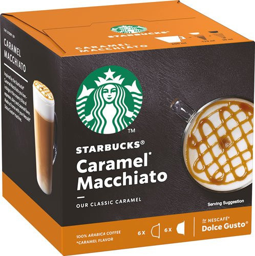 Starbucks Dolce Gusto Caramel Macchiato, Kaffeekapseln, 12 x 127,8 g - Bild 1