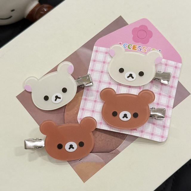 Bandai Rilakkuma Korilakkuma Haarspangen, Damen - Bild 1