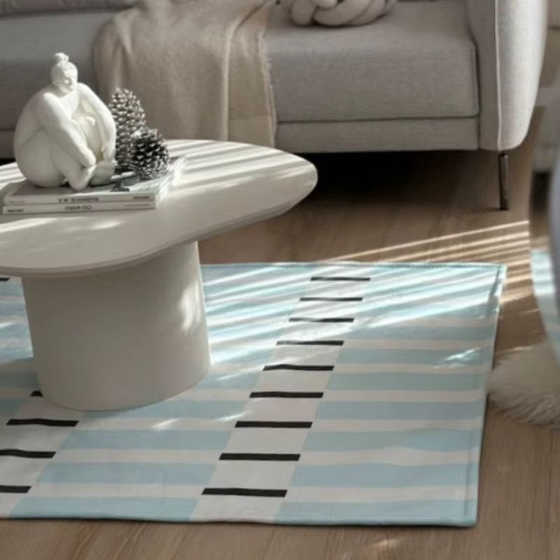 VIKAMA Geometrischer Teppich im Koreanischen Stil für Wohnzimmer und Schlafzimmer - Bild 3