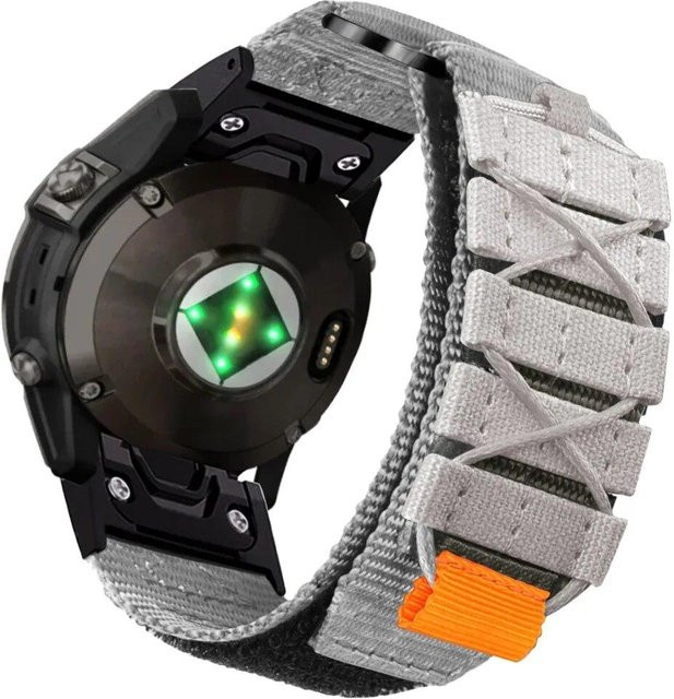 Quick Fit Uhrenarmband Nylon, grau, Unisex - Bild 1