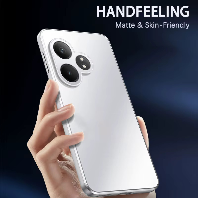Airbag Schutzhülle aus Acryl mit matter Rückseite für Realme GT5 NEO 3 6 SE GT6 6T 11 12 Pro Plus in Purple - Bild 2