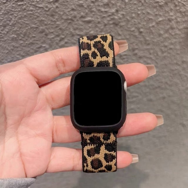 Uhrenarmband Nylon, Leoparden, Damen, Bunt - Bild 1