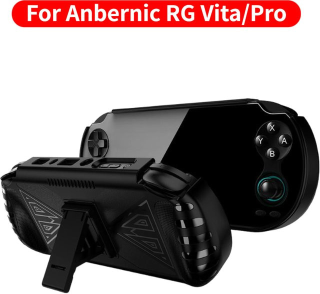 Anbernic Schutzhülle aus weichem TPU für RG Vita/Pro in Schwarz mit ergonomischem Design und vollständiger Abdeckung - Bild 1