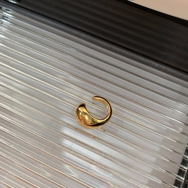 Ohrring Clip, Edelstahl, Silber, Damen - Bild 1