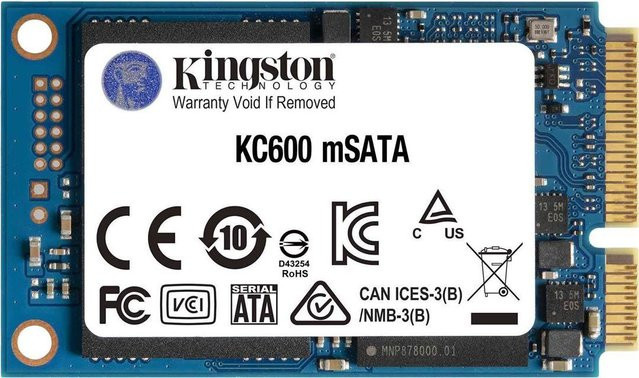 Kingston KC600 mSATA SSD mit 1024 GB Speicher, SATA 6Gb/s, 256-Bit-AES Verschlüsselung und TCG Opal Support - Bild 2