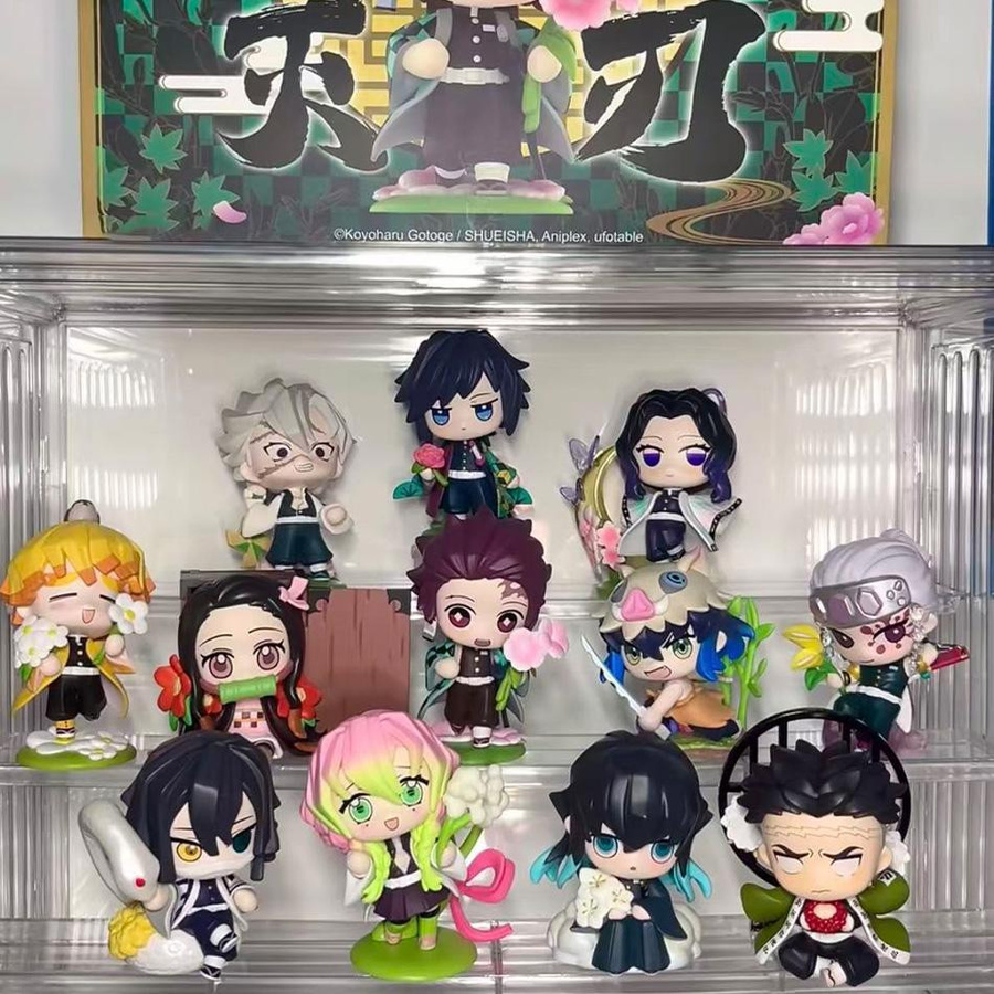 Yiran toy 1 Demon Slayer Kimetsu no Yaiba Q Version Figur Blind Box Set - Bild 2