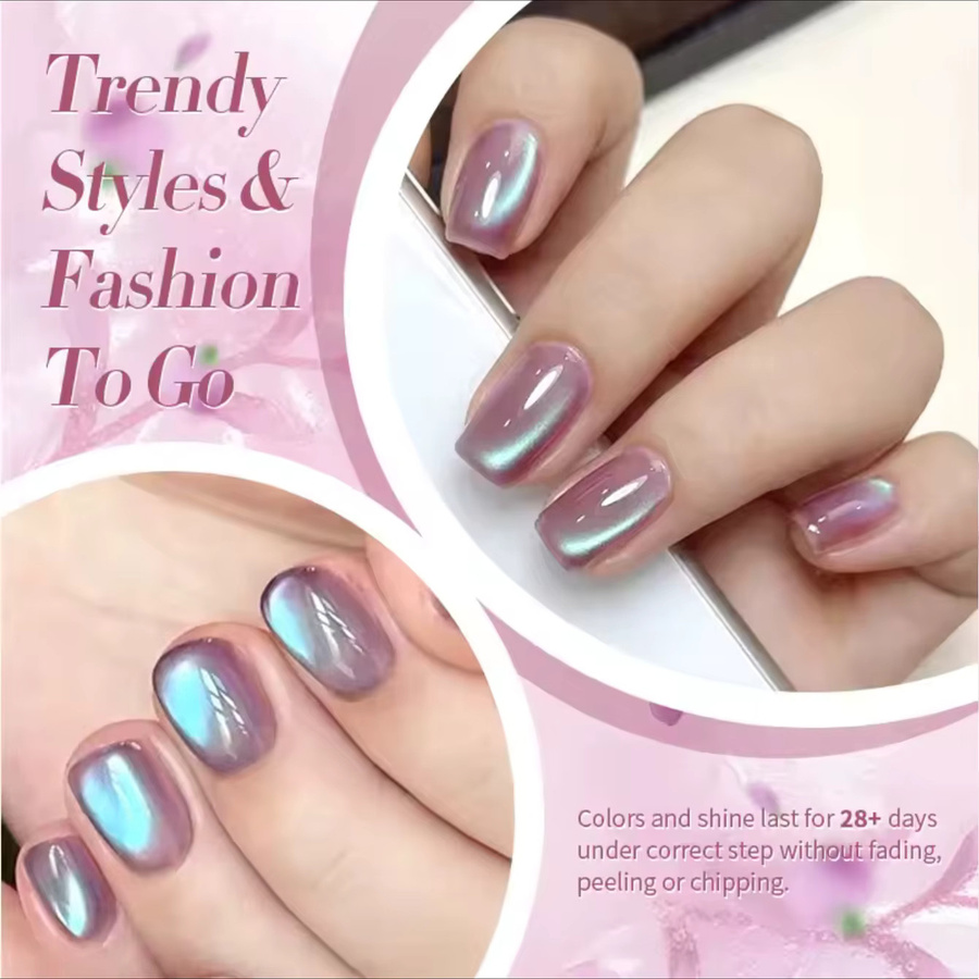 MIANEL Gel-Nagellack, Lila, Schimmernd - Bild 2