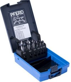 PFERD HSS-Kegelsenker-Set 6-teilig DIN 335 C 90 Grad mit HICOAT-Beschichtung HC-FEP in Multicolor - Bild 1