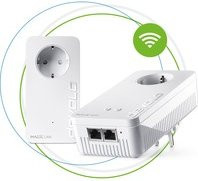 Devolo Magic 1 WiFi 2-1-2 Starter Kit Powerline WLAN mit Dual-Band WiFi 5 und Ethernet/LAN in Weiß - Bild 1