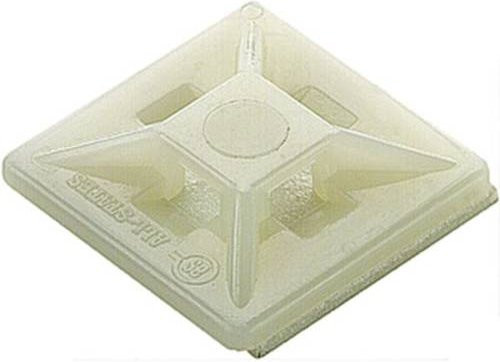 Weidmüller CBH 19/19 NATUR Befestigungssockel 1289200000 aus Nylon in Weiß, 100 Stück - Bild 1