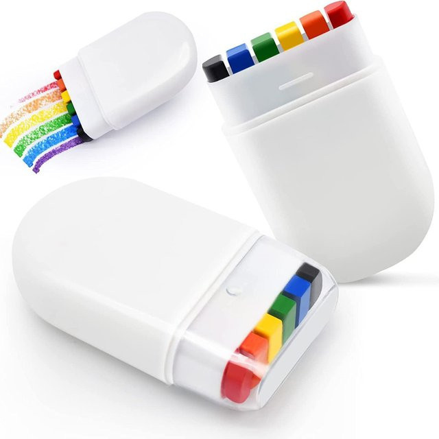 kissbuty Regenbogen Kreide Set in Bunt / Mehrfarbig für Kinder und Partyzubehör - Bild 1