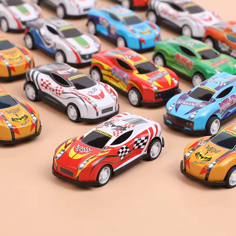 ZQNYCY Mini Racing Fahrzeuge Set aus Metall, 10 Stück, Mehrfarbig, Pullback Spielzeugautos für Kinder - Bild 3