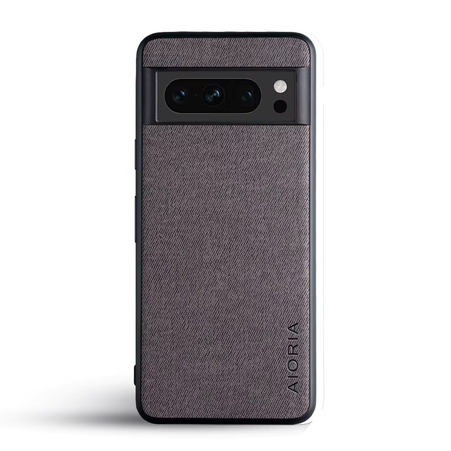 Coqua Schutzhülle für Google Pixel 8 Pro aus Textilleder und TPU in Schwarz - Bild 2