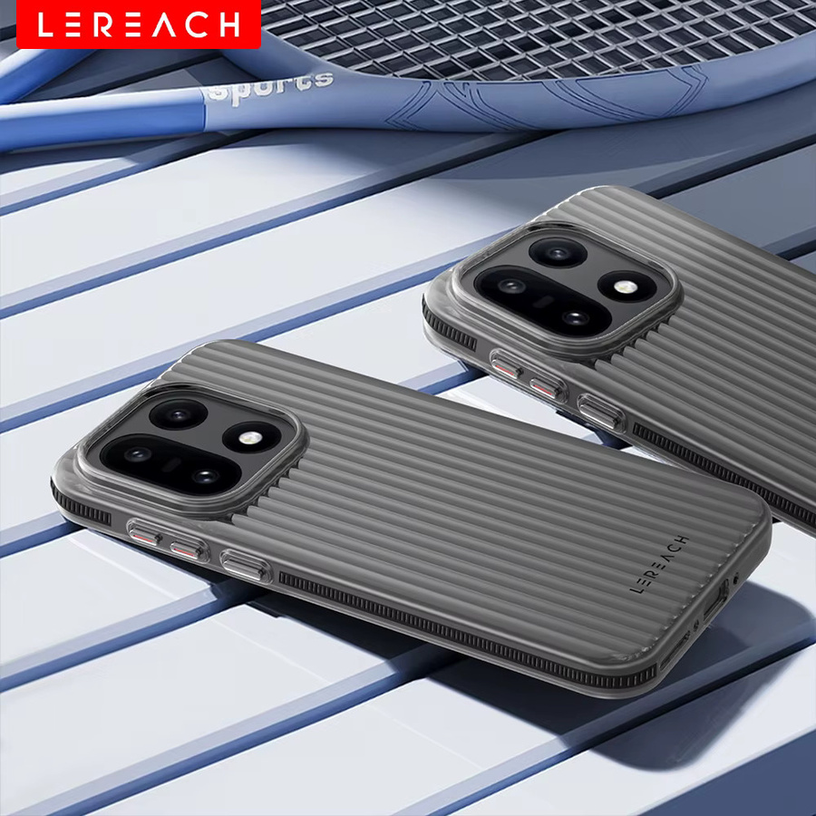 Lereach Handyhülle für OnePlus 15 15R Ace 6 Ace 6T in Schwarz, geriffelt, matt, rutschfest und fingerabdruckresistent - Bild 2