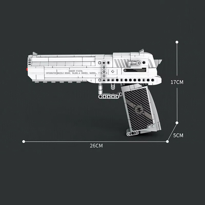 barweer Desert Eagle Gun Bausteine, Militär Pistolen Serie, 408 Teile, ab 6 Jahren - Bild 5