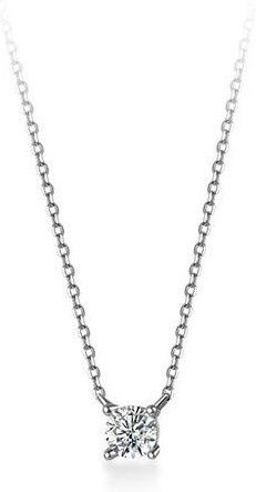 Halskette 925 Silber, Diamant, Damen, Weiß - Bild 1