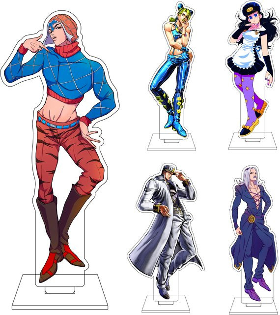 Bandai JoJo's Bizarre Adventure Acryl-Figur Ständerplatte, 16cm - Bild 1