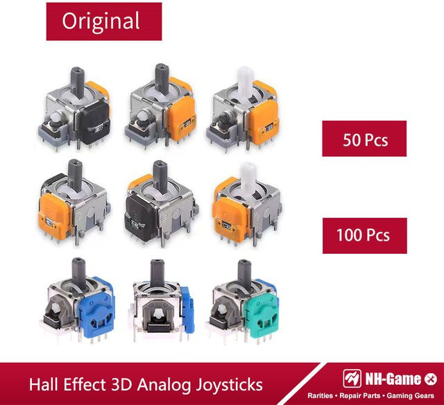 Hall Effekt Joystick Sensor Modul Verbesserte Edition für PS5, PS4 und Xbox Series Controller, Multicolor - Bild 1