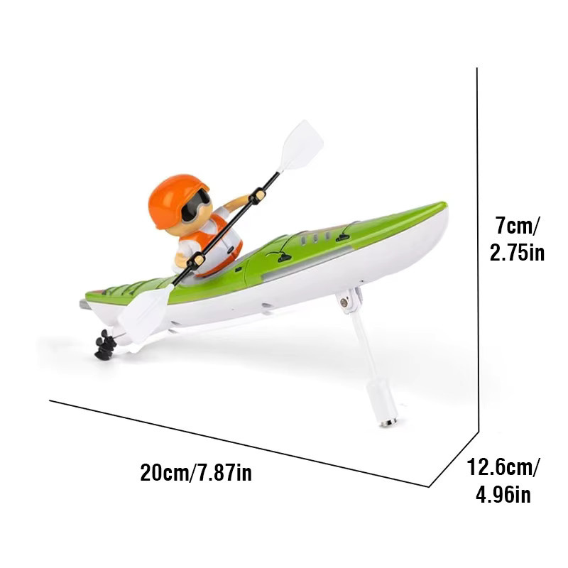 CONUSEA RC Boot Kajak Racing Schiff, ferngesteuert, Grün - Bild 5